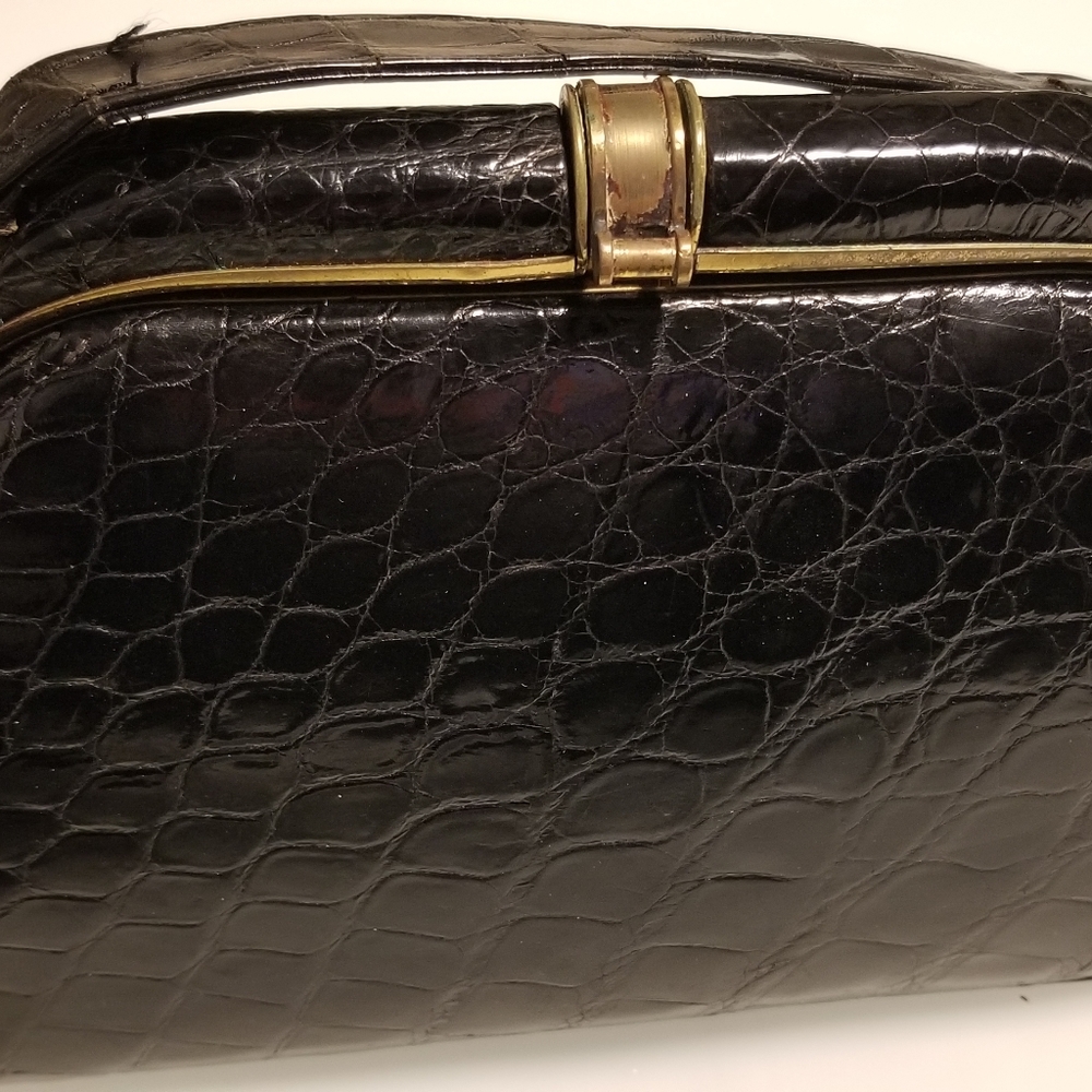 Vintage Geniune Alligator handbag